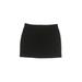 Eddie Bauer Casual Skirt: Black Solid Bottoms - Women's Size 12