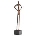 Cyan Design Maasai 4" Width Handmade People Figurines & Sculptures in Black/Brown | 28.25 H x 18.25 W x 4.5 D in | Wayfair 11674