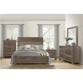 Millwood Pines Shuford Panel Bedroom Set 6 Piece: Bed, Dresser, Mirror, 2 Nightstands, Chest Wood in Brown | King | Wayfair