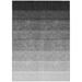 Gray 46 x 30 x 0.19 in Area Rug - Hokku Designs Makayela Ombre Machine Woven Indoor/Outdoor Area Rug in Black | 46 H x 30 W x 0.19 D in | Wayfair