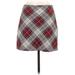 H&M Casual Skirt: Red Plaid Bottoms - Women's Size 10