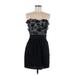 MM Couture by Miss Me Cocktail Dress: Black Dresses - Women's Size Medium