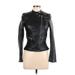 H&M Faux Leather Jacket: Black Jackets & Outerwear - Women's Size 4
