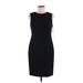 Calvin Klein Cocktail Dress - Sheath: Black Dresses - New - Women's Size 8 Petite
