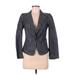 DKNY Blazer Jacket: Gray Jackets & Outerwear - Women's Size 6