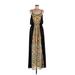Soul Harmony Energy Casual Dress - Maxi: Black Print Dresses - Women's Size Medium