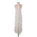 Z Supply Casual Dress - Slip dress: Gray Marled Dresses - Women's Size X-Small