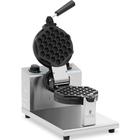 Royal Catering Bubble-Waffeleisen - rund - 1 große Waffel - 1200 W -