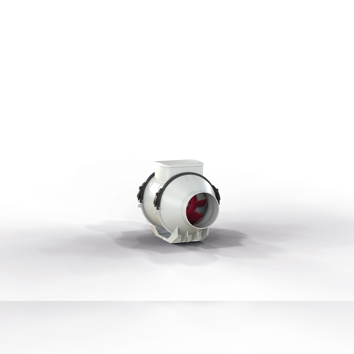 Vortice Rohrlüfter Lineo 100 Q Luftleistung bis 200 m³/h Grau / Silber / Titan 15 Image