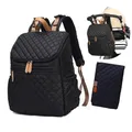 Fashion Mummy Maternity Bag Multi-function Diaper Bag Backpack Nappy Baby Bag with Stroller Straps