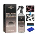 Brake Cleaner Spray 100ml Powerful Car Wheel Cleaner With Sponge And Wipe Long Lasting Brake Clean