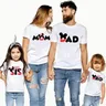Disney Familien urlaub T-Shirt Mickey Mouse Thema Familie Look T-Shirt Familien kleidung Papa Mutter