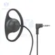 D Shape Soft Ear Hook Earpiece 3.5mm Clip Type Earphones Portable Stereophone Headphone for for