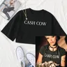 Doja Cat Cash Cow Crop top Doja Cat Music Crop top regalo per Doja Cat Fan o-collo maniche corte