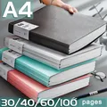 30 60 80 100 Pages A4 Folder Information Book Insert File Folder Album Student Office Supplies