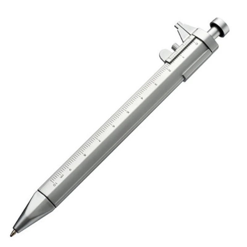 Penna a sfera multifunzione Penna a sfera da 0,5 mm Penna a inchiostro gel Penna a sfera con calibro a corsoio Creatività Cancelleria