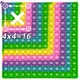 Macaron 12x12 Multiplication Games Pop Fidget Toys Right Angle Times Chart Board Math Toys