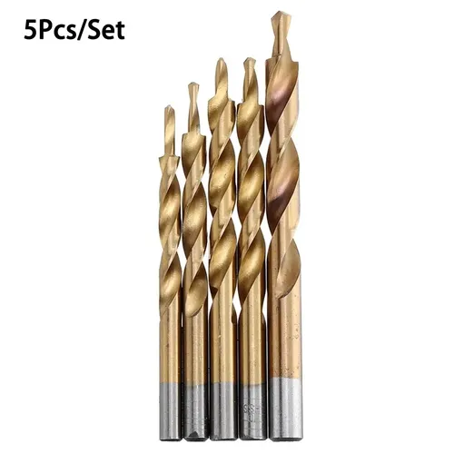 1PC 8-4/9-5/10-5/10-6/12-8mm Spirale Schritt Spiralbohrer Holz Werkzeug HSS Spiral Schritt Bohrer