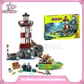 437pcs Scooby 10431 The Mystery Haunted Lighthouse Building Block Scooby Action Figurine Collection
