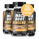 Maca Root Capsules (containing black maca) + red ginseng extract for women and men reproductive