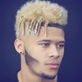 Perruque afro-américaine Full Swiss Lace Afro pour hommes toupet en cheveux humains bouclés
