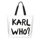 Karl Who-Sac fourre-tout d'épicerie pour femme sac shopper en toile sacs à main de grande