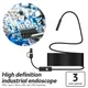 Cam￩ra endoscope ￩tanche IP67 de 5 5mm 6 LEDs cam￩ras d'inspection flexible USB Android r￩glable