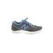 New Balance Sneakers: Athletic Platform Casual Gray Print Shoes - Women's Size 8 1/2 - Almond Toe