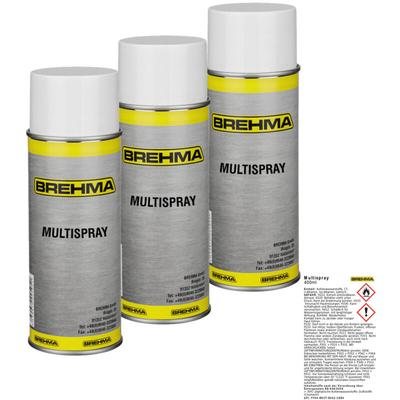 3x Brehma Multispray 400ml Multifunktionsöl Vielzweckspray Kriechöl