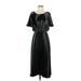 Gianni Bini Casual Dress - Midi: Black Dresses - Women's Size Small