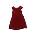 Polo by Ralph Lauren Dress: Burgundy Solid Skirts & Dresses - Size 4Toddler