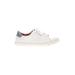 14th & Union Sneakers: White Print Shoes - Women's Size 10 - Almond Toe