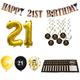 1 set Birthday Number Happy Birthday Festival / Party Banner Garland Balloon for Gift Decoration Party 32 inch Aluminum