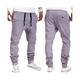 Homme Joggings Pantalon Jogger Pantalon Cordon Couleur Pleine Toute la longueur du quotidien Des sports Sortie Actif Vêtement de rue Noir bleu marine Micro-élastique