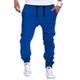 Homme Joggings Pantalon Jogger Pantalon Cordon Couleur Pleine Toute la longueur du quotidien Des sports Sortie Actif Vêtement de rue Noir bleu marine Micro-élastique