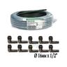 Tubo Rain Bird SPX-Flex 30 m + 10 Gomiti 16 mm x 1/2'' SBE075 (Set di Irrigazione)