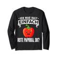 Rote Paprika Ich Mag Halt Einfach Rote Paprika Langarmshirt