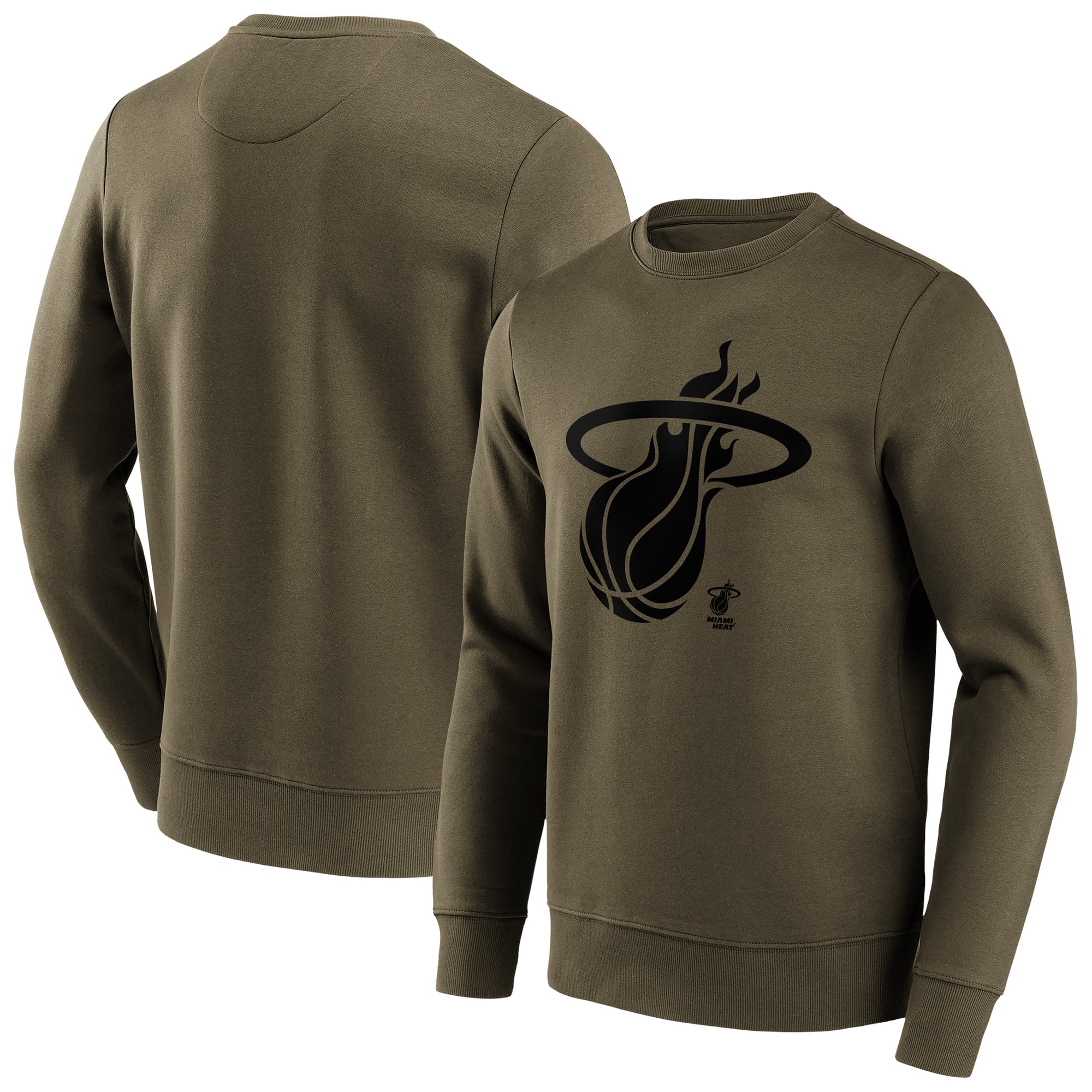 Sweat-shirt ras du cou graphique avec logo mono NBA Miami Heat - Grands et grands - Hommes - Homme Taille: 4XL