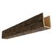 Ekena Millwork 9 1/2 W x 9 1/2 H x 120 L 3-Sided (U-Beam) Salvaged Timber HeritageTimber Faux Wood Ceiling Beam Kona Brown