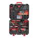 198 Piece Home Repair Tool Kit - Basic Household Hand Tool Kit Truck Tool Kit Socket Wrench Combination Tool Set for Home with Plastic Toolbox Storage Case Rv tool set