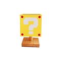 1 Pack Mario Desk Lamp Creative Super Mario Question Mark Square Light Children s Room Night Light Wooden Base 3W Bulb