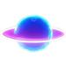 Neon Planet Lights Led Planet Night Lights for Kids Gifts Birthday Parties Christmas Gaming Office Wall Art Decor Party Supplies Gifts - Blue Pink