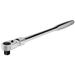 Powerbuilt 1/2 Inch Drive 72 Tooth Pro Tech 13 Inch Long Reach Flex Head Ratchet with Contour Handle - 649954