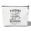 Pastor s Wife Gift Makeup NG01 Bag Religious Gift for Women Toiletry Bag Minister s Wife Appreciation Gift Christian Birthday Gift for Pastor Wife Travel Cosmetic Zipper Pouch - a06