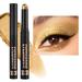 iZZZHH Eyeshadow Highlight Pen Eyeshadow Stick Pearlescent Eye Makeup Lying Silkworm Lazy People Not Easily Dizzy Earth Eyeshadow Stick Makeup Kit for Women and Girls