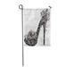 KDAGR Stiletto Shoes on High Heel Decorated Flowers and Butterflies Garden Flag Decorative Flag House Banner 28x40 inch