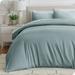 Bare Home Washed Duvet Cover Set - Ultra-Soft - Premium 1800 Collection - 3 Piece - Full Slate