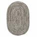 Colonial Mills Howell Indoor/Outdoor Braided Tweed Area Rug Brown 5X5 5 Round Outdoor Indoor Round