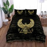 Egyptian Horus Ethnic Duvet Cover Set UK Single Double King US Twin Full King Size Bed Linen Set