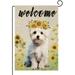 HGUAN Dachshund Garden Flag Sunflower Garden Flag Summer Flag Spring Welcome Yard Flag Floral Dog Flags for Outside 12x18 Double Sided Outdoor Front Porch Decor(9131)